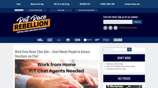 
                            4. Work from Home Chat Jobs - Zwerl Needs People to Answer ...