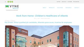 
                            9. Work from Home: Children's Healthcare of Atlanta | Vyne Medical