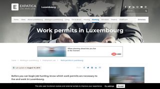
                            7. Work permits in Luxembourg | Visas & Permits | Expatica Luxembourg
