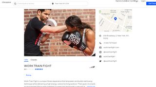 
                            9. WORK TRAIN FIGHT: Read Reviews and Book Classes on ClassPass