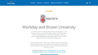 
                            3. Workday and Brown University