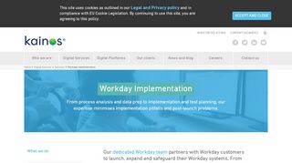 
                            3. Workday Implementation | Kainos