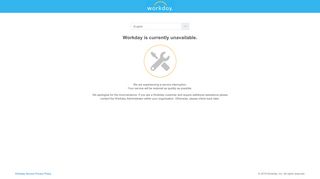
                            8. Workday is currently unavailable. - Sign In | …