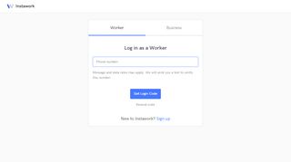 
                            8. Worker Login – Instawork