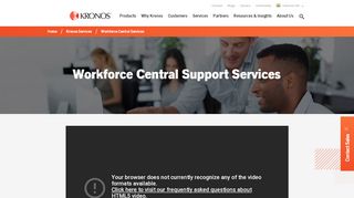 
                            9. Workforce Central Support Services | Kronos