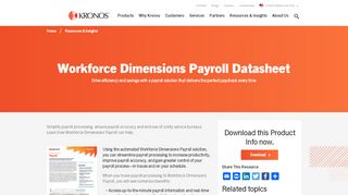 
                            3. Workforce Dimensions Payroll | Kronos