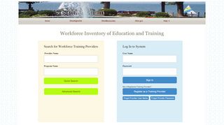 
                            3. Workforce Inventory of Education and Training - WIET