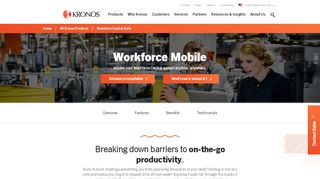 
                            3. Workforce Mobile; Mobile Access for Workforce Central | Kronos