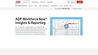 
                            8. Workforce Now Data Insights & Reporting | ADP