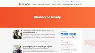 
                            4. Workforce Ready | Kronos