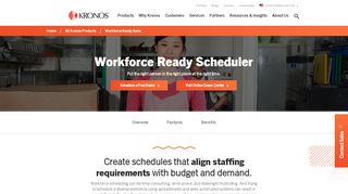 
                            5. Workforce Ready Scheduler | Kronos