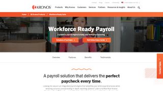 
                            3. Workforce Ready; Workforce Ready Payroll | Kronos