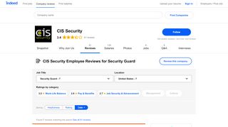 
                            9. Working as a Security Guard at CIS Security: Employee Reviews ...