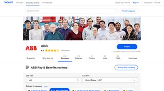 
                            9. Working at ABB: 358 Reviews about Pay & Benefits | Indeed.com