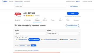 
                            7. Working at Able Services: Employee Reviews about Pay & Benefits ...