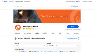 
                            7. Working at Accend Services: Employee Reviews | Indeed.com