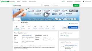 
                            7. Working at AccentCare | Glassdoor