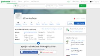 
                            8. Working at ACE Learning Centers | Glassdoor