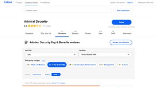 
                            8. Working at Admiral Security: 158 Reviews about Pay & Benefits ...