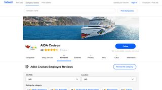 
                            8. Working at AIDA Cruises: 58 Reviews | Indeed.com