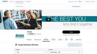 
                            8. Working at Airgas: 1,243 Reviews | Indeed.com