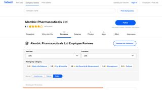 
                            4. Working at Alembic Pharmaceuticals Ltd: Employee Reviews ...