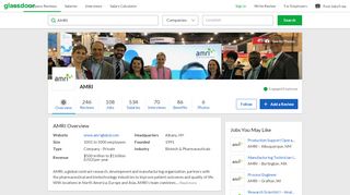 
                            8. Working at AMRI | Glassdoor