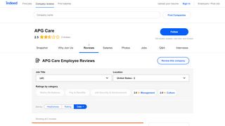 
                            7. Working at APG Care in Rockville, MD: Employee Reviews | Indeed.com