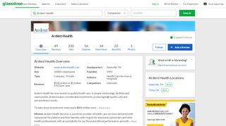 
                            9. Working at Ardent Health | Glassdoor