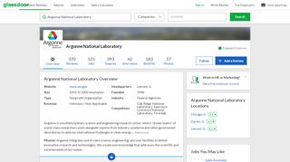 
                            9. Working at Argonne National Laboratory | Glassdoor