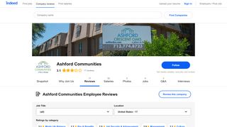 
                            6. Working at Ashford Communities: Employee Reviews | Indeed ...