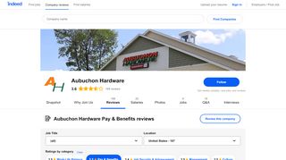 
                            2. Working at Aubuchon Hardware: Employee Reviews about Pay ...