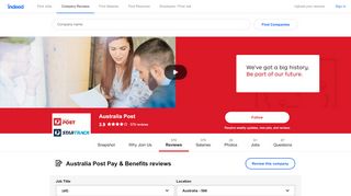 
                            7. Working at Australia Post: 76 Reviews about Pay & Benefits | Indeed ...