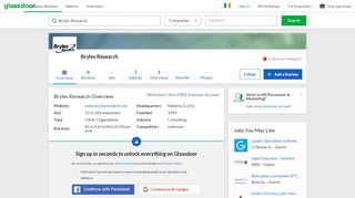 
                            8. Working at Bryles Research | Glassdoor.ie