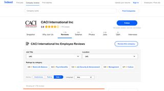 
                            8. Working at CACI International Inc: 1,679 Reviews | Indeed.com