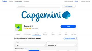 
                            10. Working at Capgemini: 236 Reviews about Pay & Benefits | Indeed.com