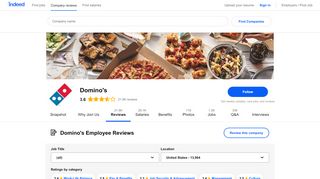 
                            7. Working at Domino's: 13,565 Reviews | Indeed.com