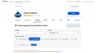 
                            6. Working at Dupre Logistics: Employee Reviews about Pay & Benefits ...