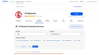 
                            7. Working at F5 Networks: 88 Reviews | Indeed.com