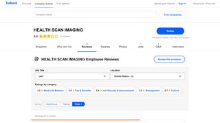 
                            8. Working at HEALTH SCAN IMAGING: Employee Reviews | Indeed.com