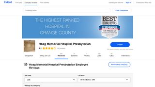 
                            9. Working at Hoag Memorial Hospital Presbyterian: 380 Reviews ...