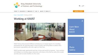 
                            2. Working at KAUST | King Abdullah University