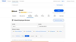 
                            3. Working at Kiewit: 876 Reviews | Indeed.com