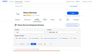 
                            7. Working at Kimco Services: 302 Reviews | Indeed.com