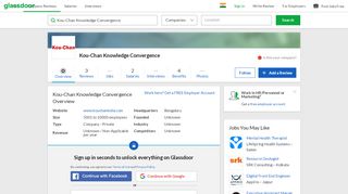 
                            4. Working at Kou-Chan Knowledge Convergence | Glassdoor ...