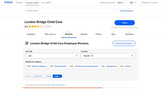 
                            7. Working at London Bridge Child Care: Employee Reviews | Indeed.com