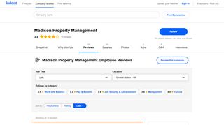 
                            9. Working at Madison Property Management: Employee Reviews ...