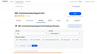 
                            9. Working at NEL Commissioning Support Unit: Employee Reviews ...