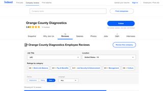 
                            4. Working at Orange County Diagnostics: Employee Reviews | Indeed ...