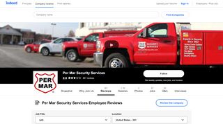 
                            4. Working at Per Mar Security Services: 355 Reviews | Indeed ...